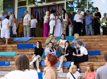 KTU bendruomenės nariai ir studentai dalyvauja rugsėjo 1-osios MVG piknike universiteto lauko erdvėje. Bendrystę ir atvirumą simbolizuojantis renginys.
