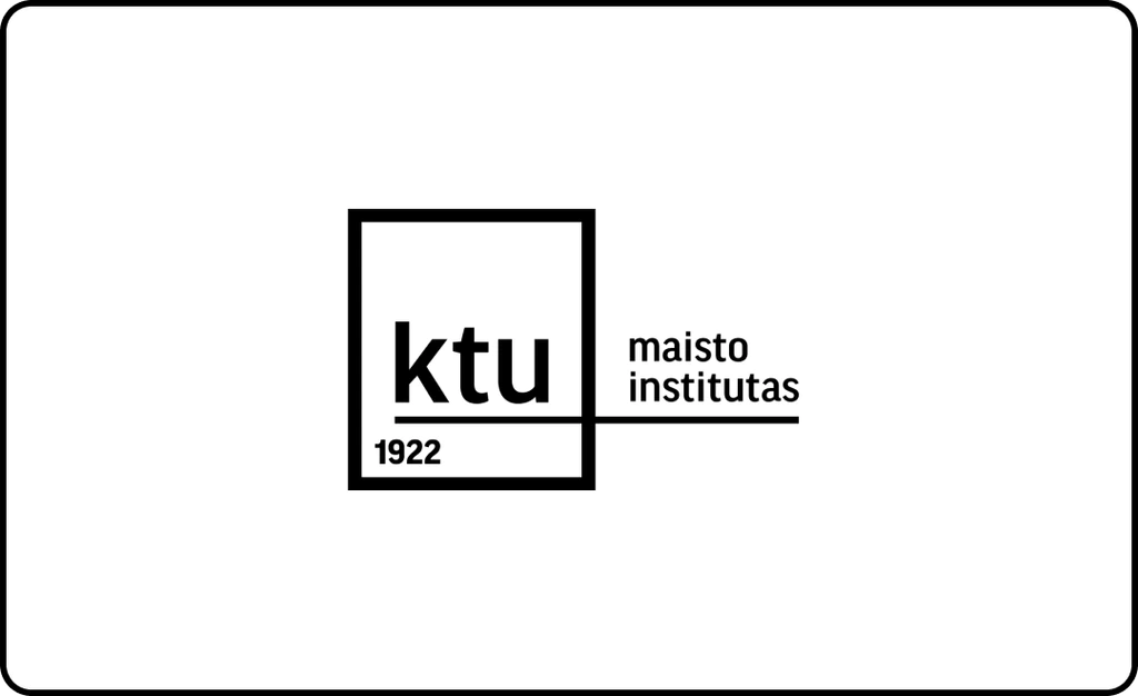 KTU Maisto instituto logotipas, akcentuojantis universitetinių tyrimų ir inovacijų kompetenciją maisto technologijų srityje.