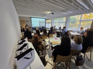 Akimirka i&scaron; mokymų mokytojams